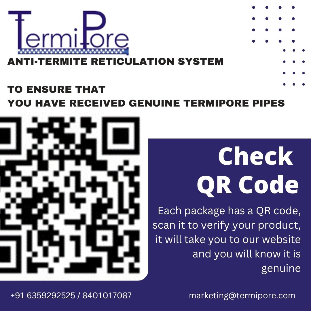 How To Ensure You Are Using Genuine TermiPore Anti-termite Reticulation Pipes?